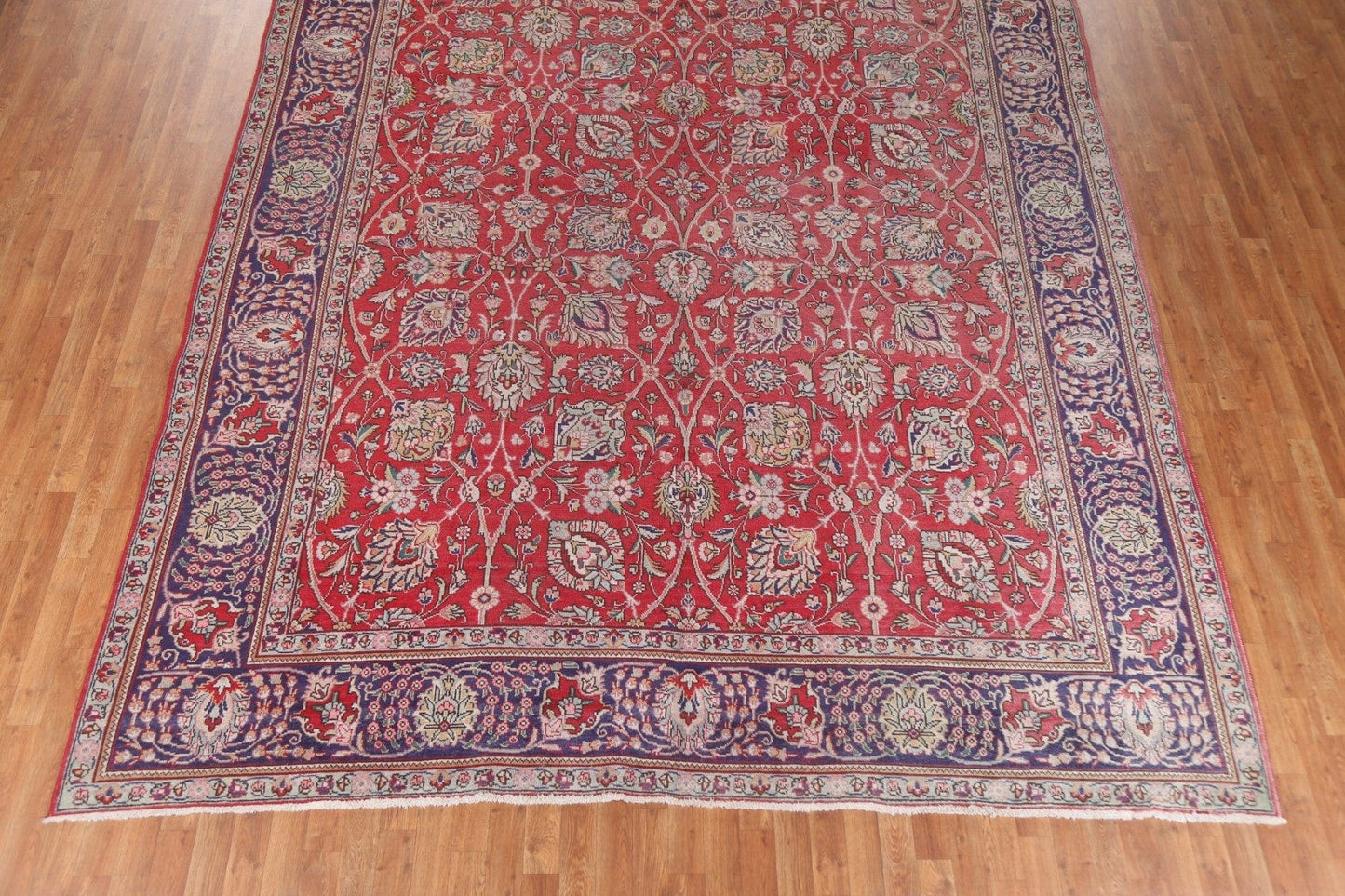 Red Wool Tabriz Persian Area Rug 10x13