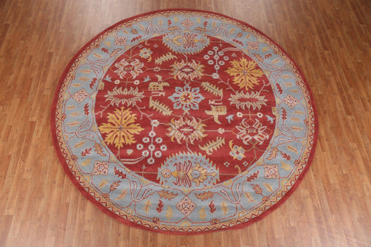 Geometric Agra Oriental Round Rug 10x10