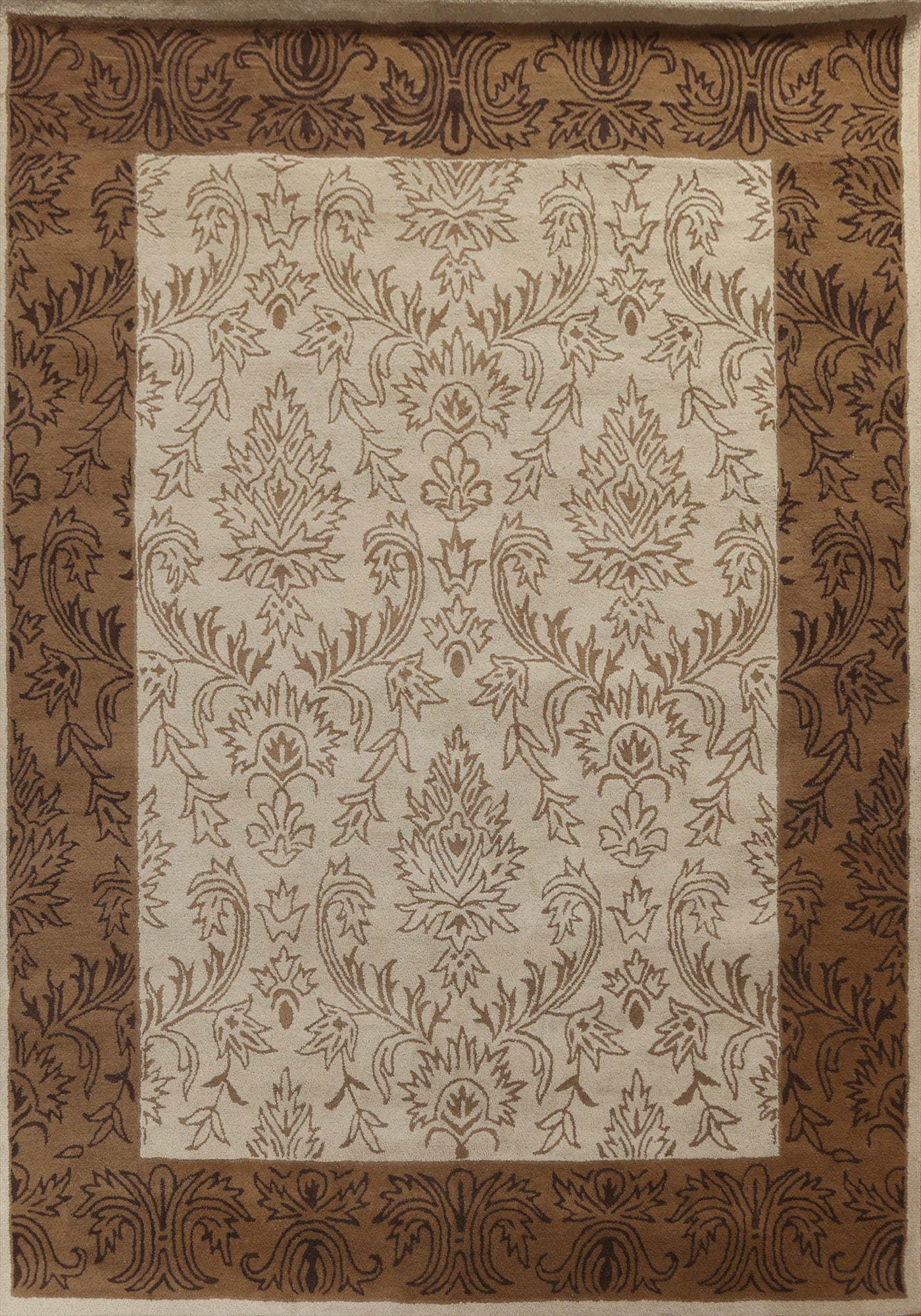 Floral Hand-Tufted Agra Oriental Area Rug 10x13