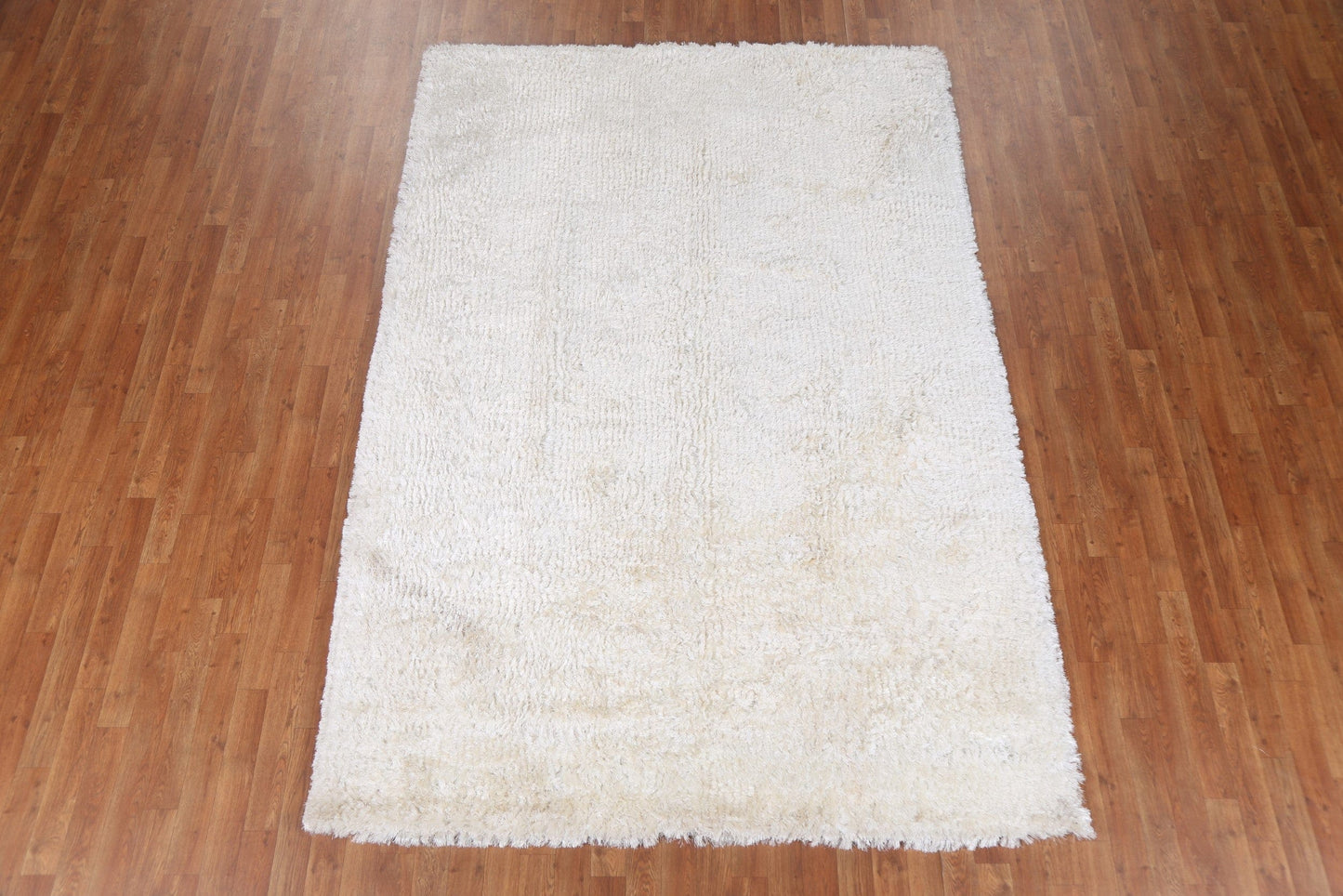 Modern Plush Shaggy Oriental Area Rug 6x9