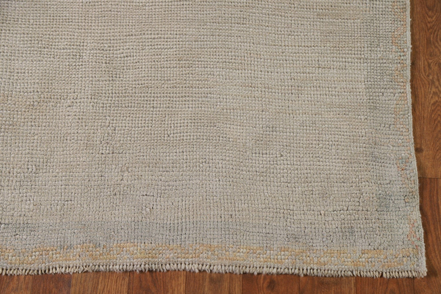 Antique Muted Turkish Oushak Runner Rug 3x36