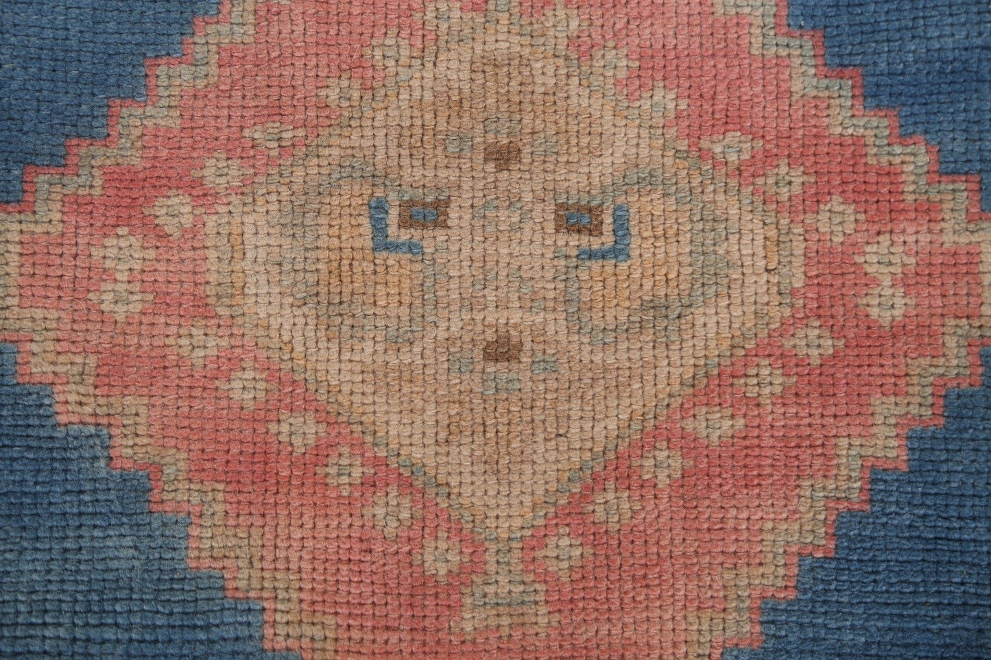 Geometric Anatolian Turkish Wool Rug 2x4