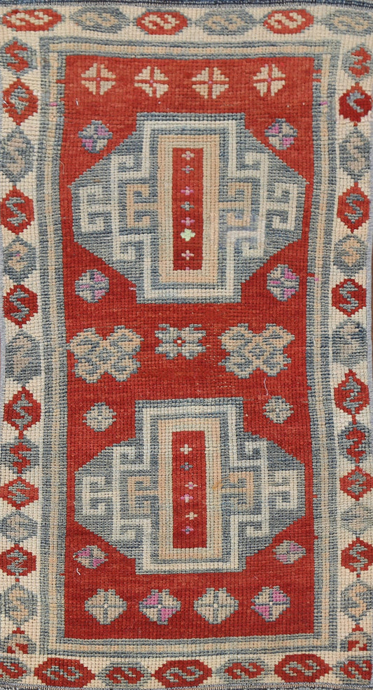 Vegetable Dye Anatolian Turkish Wool Rug 2x3