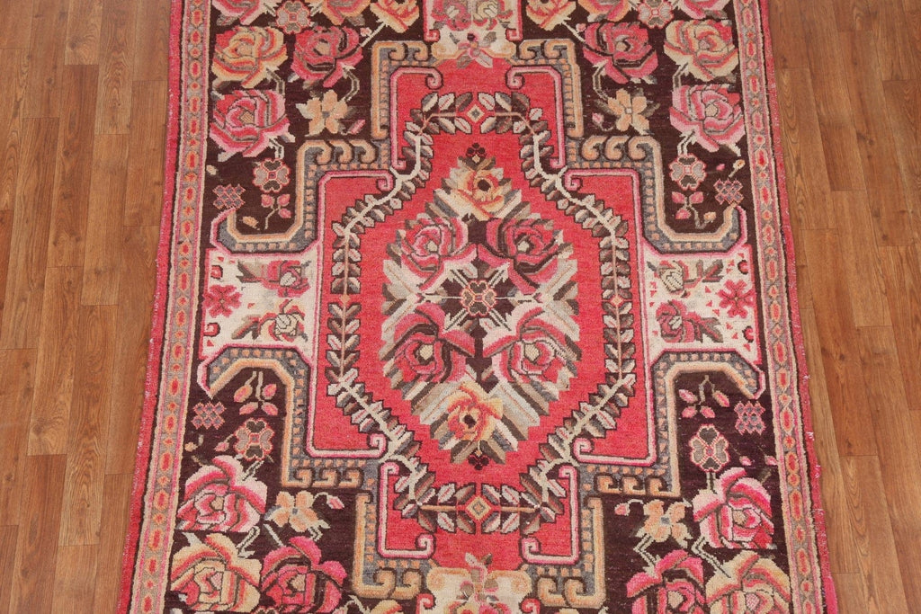 Antique Vegetable Dye Khotan Oriental Area Rug 5x7