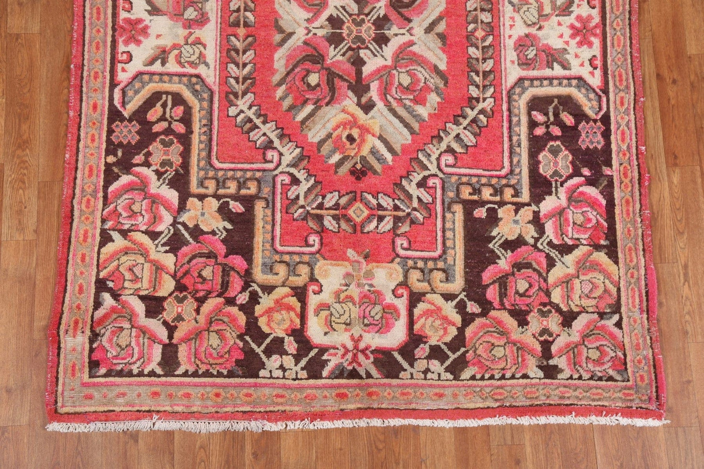 Antique Vegetable Dye Khotan Oriental Area Rug 5x7