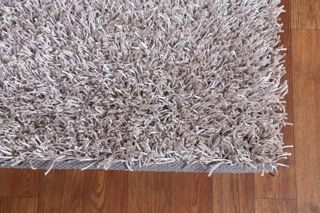 Contemporary Shaggy Oriental Area Rug 3x5