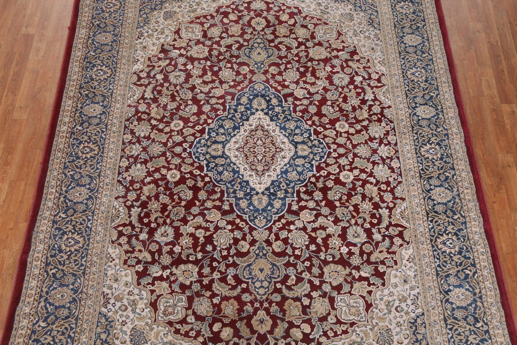 Red Floral Tabriz Turkish Area Rug 8x11