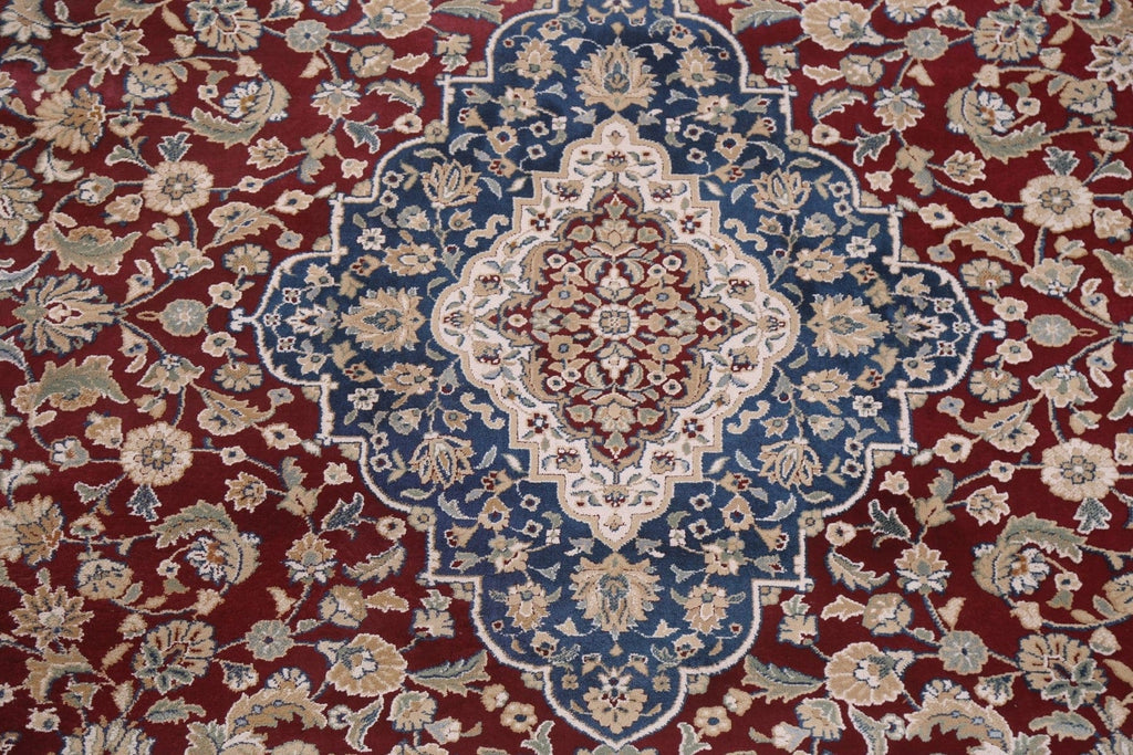 Red Floral Tabriz Turkish Area Rug 8x11