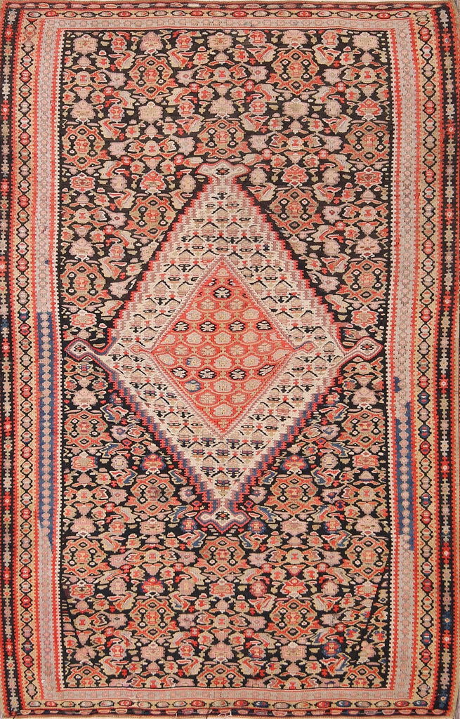 4x7  Kilim Senneh Bidjar Persian Area Rug