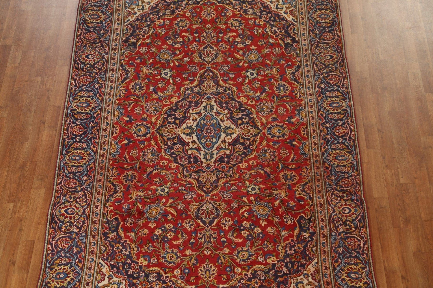 Traditional Floral Kashan Persian Area Rug 6x10