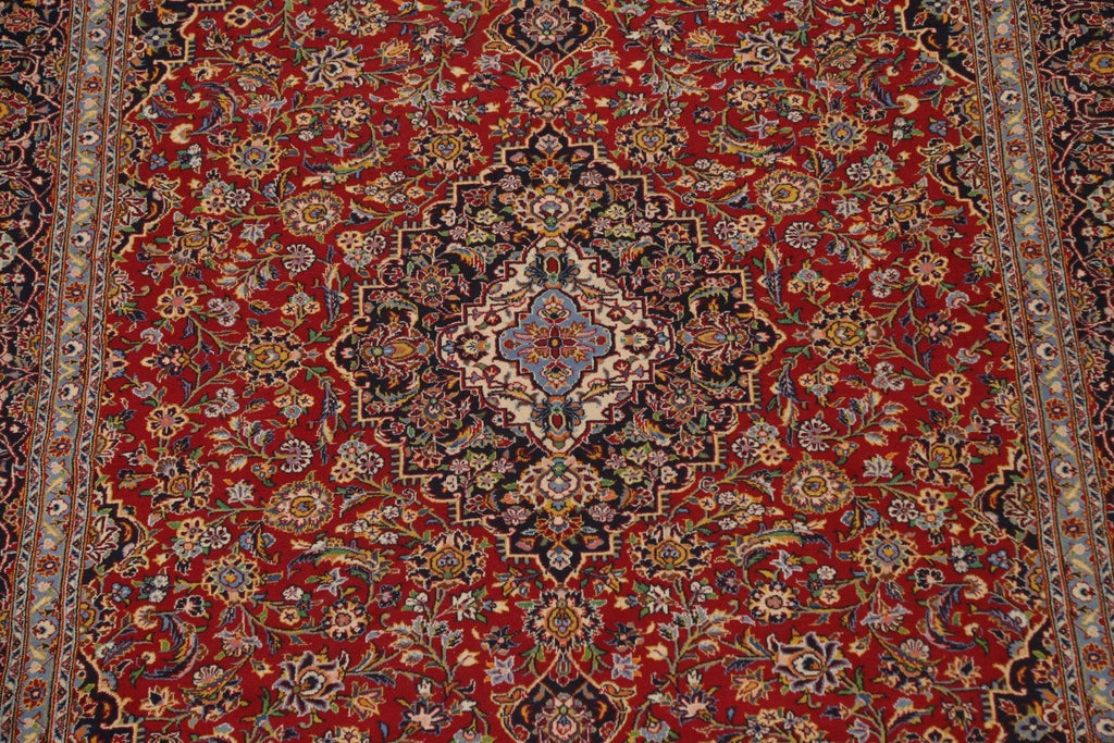 Traditional Red Kashan Persian Area Rug 7x10