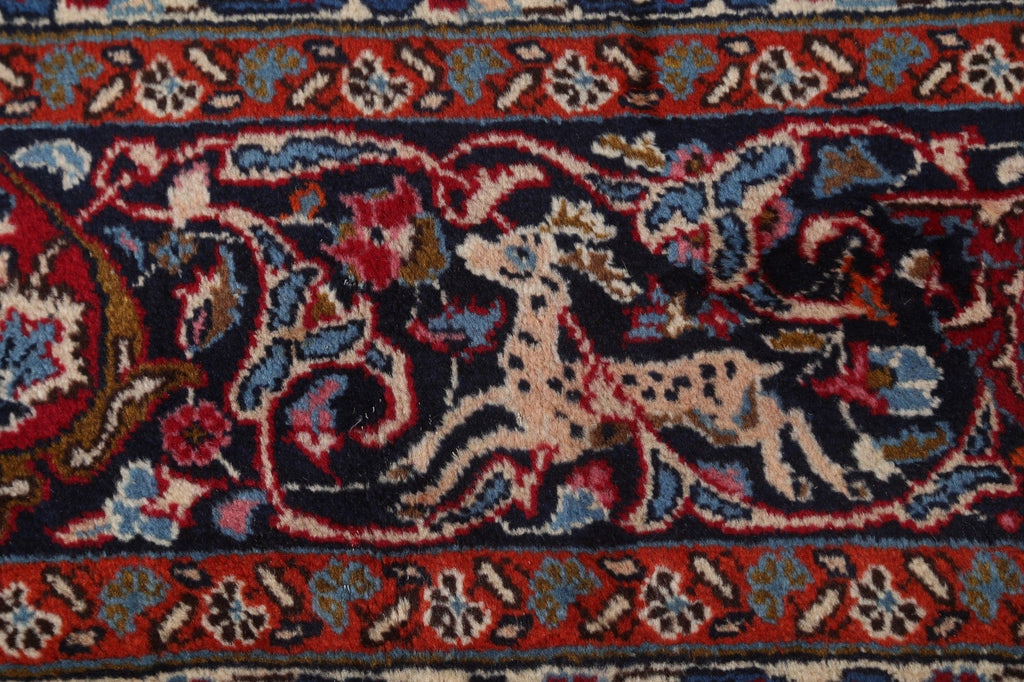 Red Wool Mashad Persian Area Rug 10x12