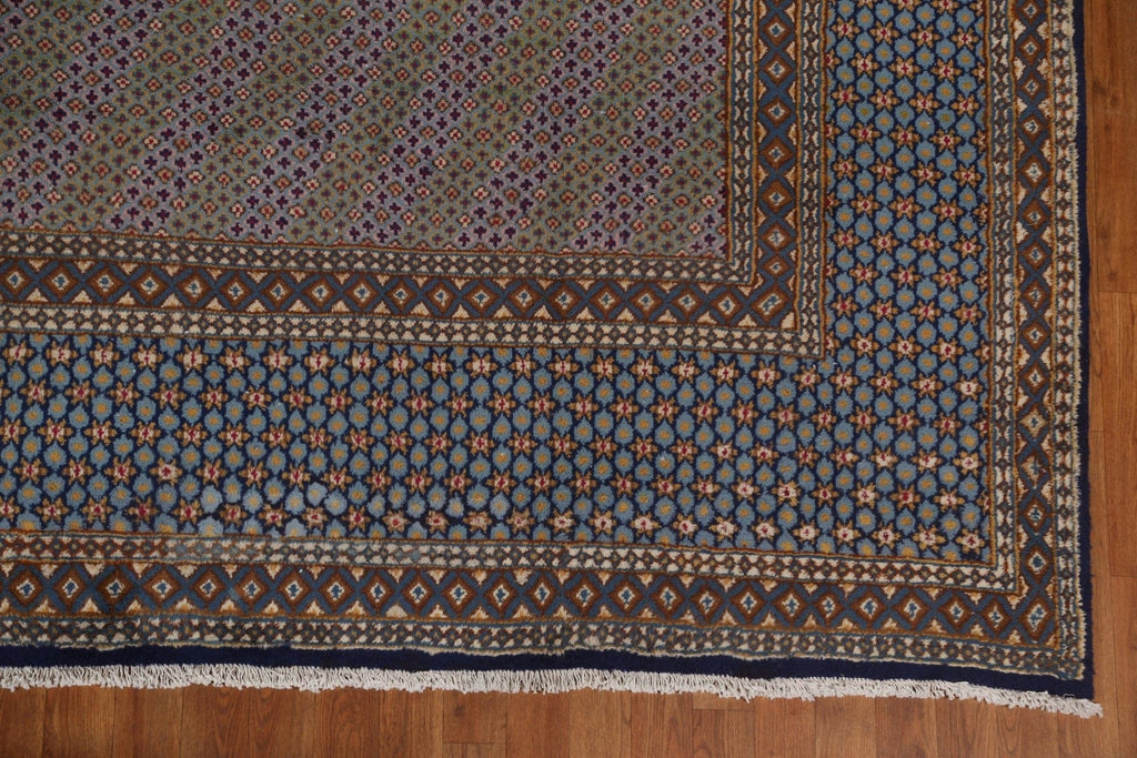 Geometric Wool Kerman Persian Area Rug 10x13