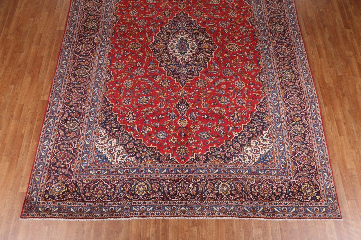 Traditional Red Kashan Persian Area Rug 10x13