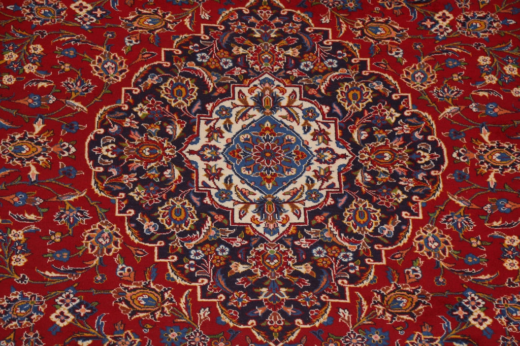 Traditional Wool Kashan Persian Area Rug 9x12