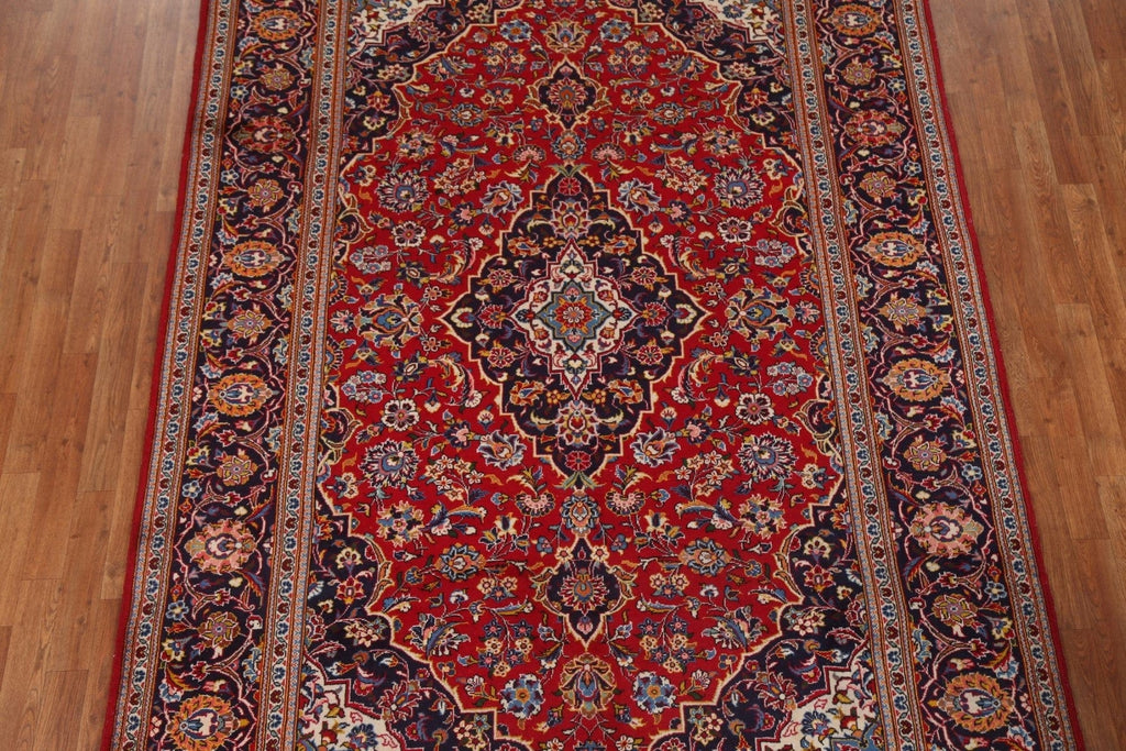 Traditional Red Kashan Persian Area Rug 6x10