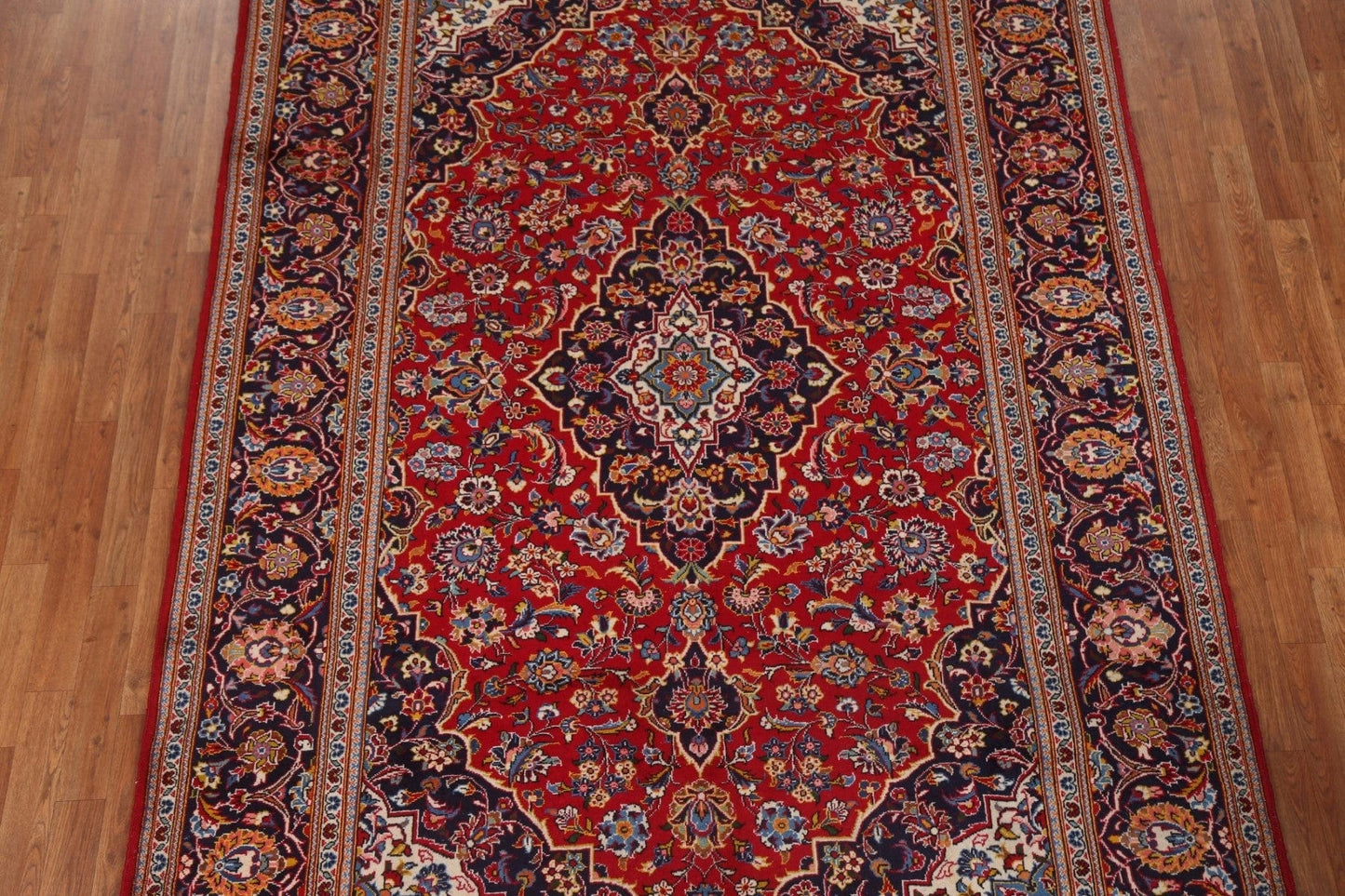 Traditional Red Kashan Persian Area Rug 6x10