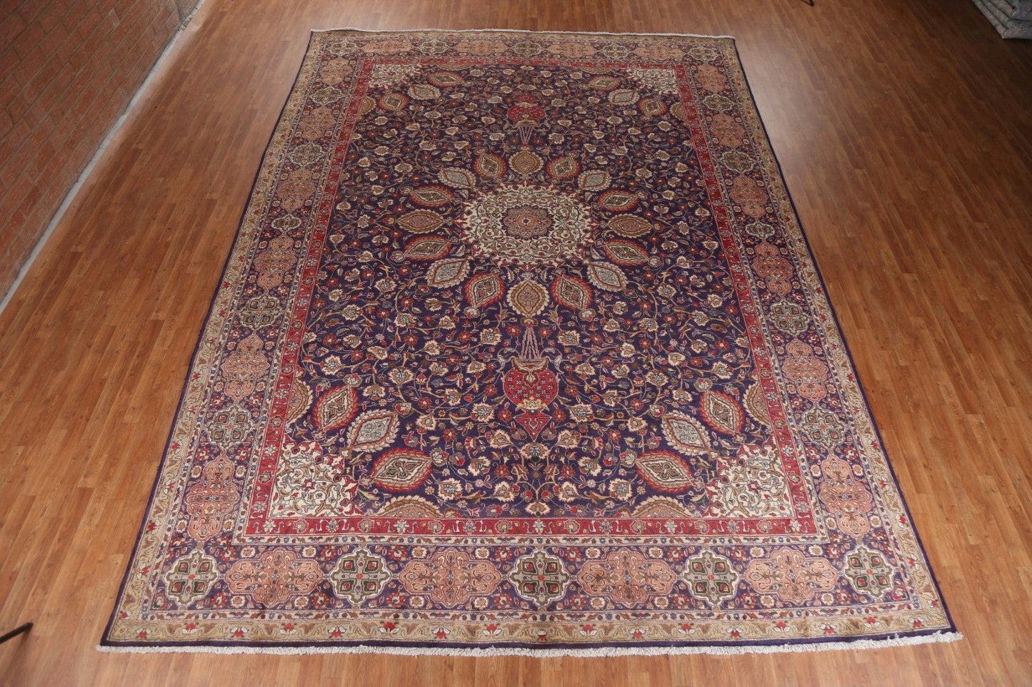 Handmade Wool Tabriz Large Persian Rug 11x16