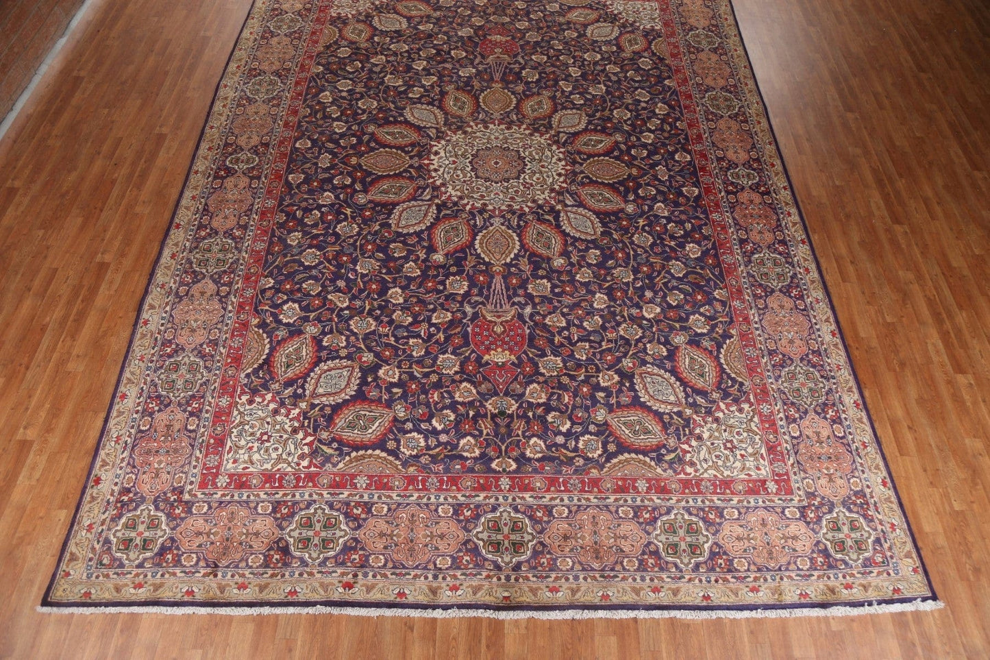 Handmade Wool Tabriz Large Persian Rug 11x16