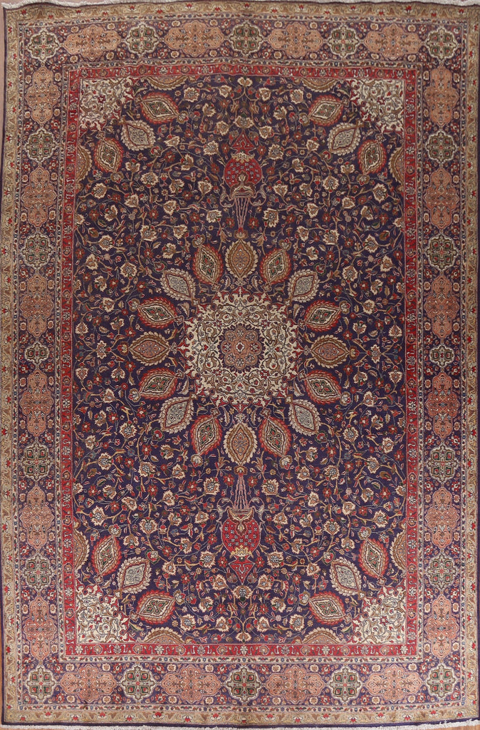 Handmade Wool Tabriz Large Persian Rug 11x16