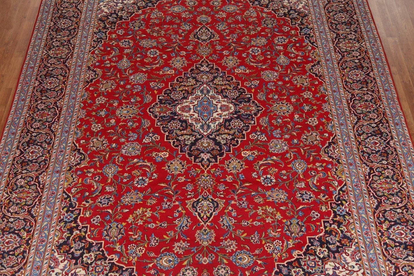 Traditional Red Kashan Persian Area Rug 10x13