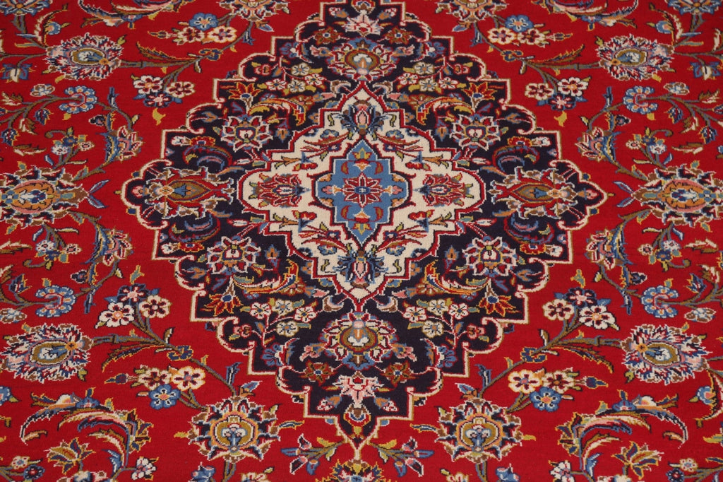 Traditional Red Kashan Persian Area Rug 10x13