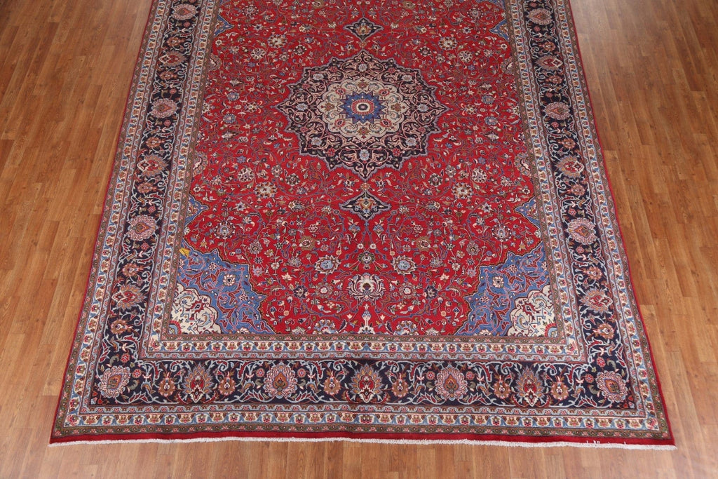 Vegetable Dye Wool Sarouk Persian Area Rug 9x13