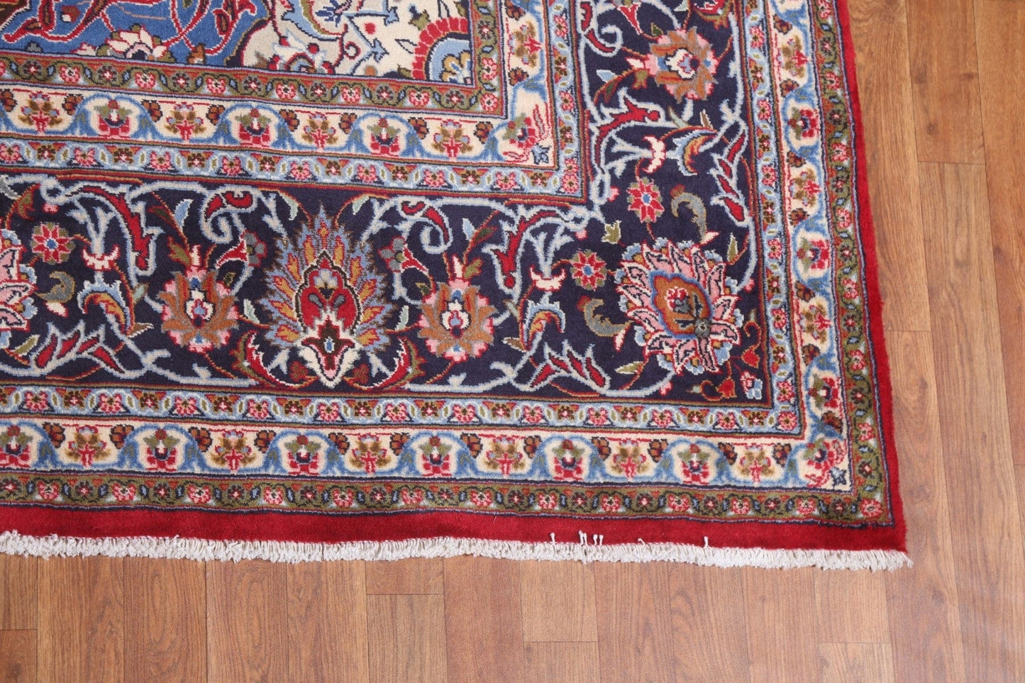 Vegetable Dye Wool Sarouk Persian Area Rug 9x13