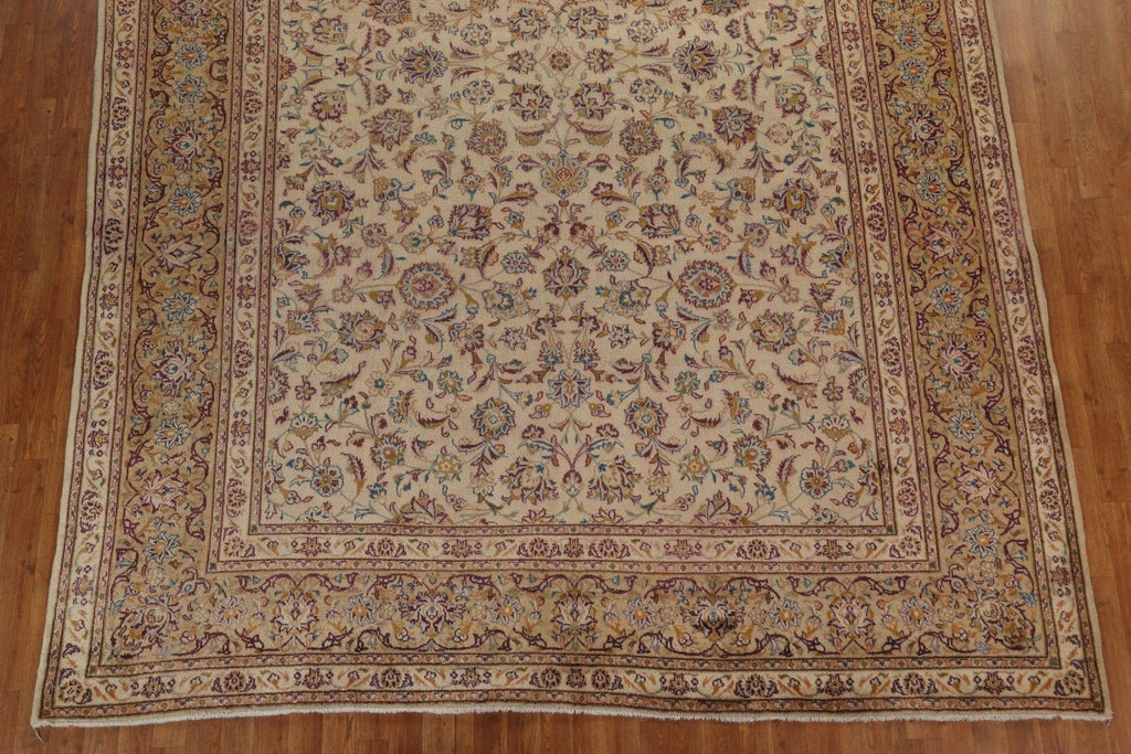 All-Over Floral Kashan Persian Area Rug 9x13