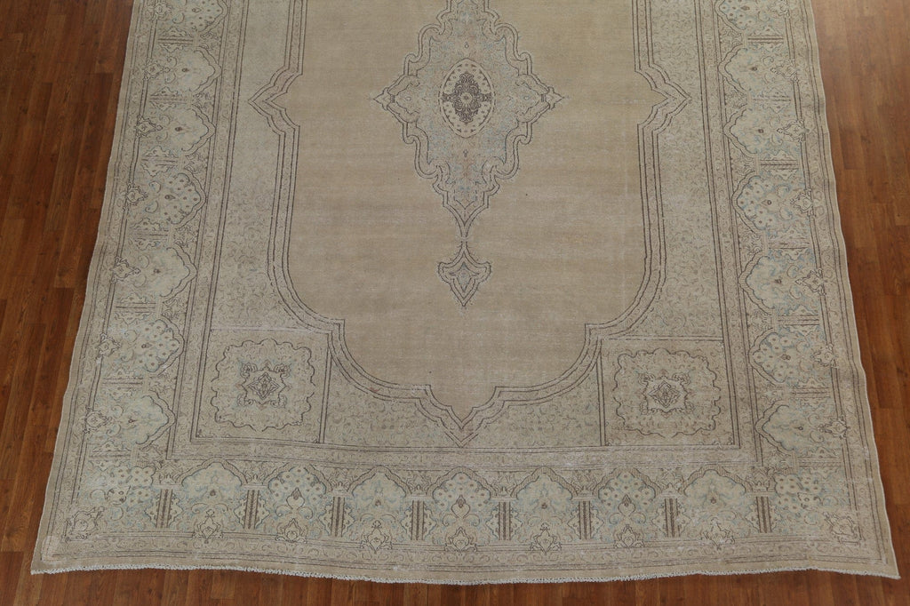 Vintage Wool Kerman Persian Area Rug 10x13