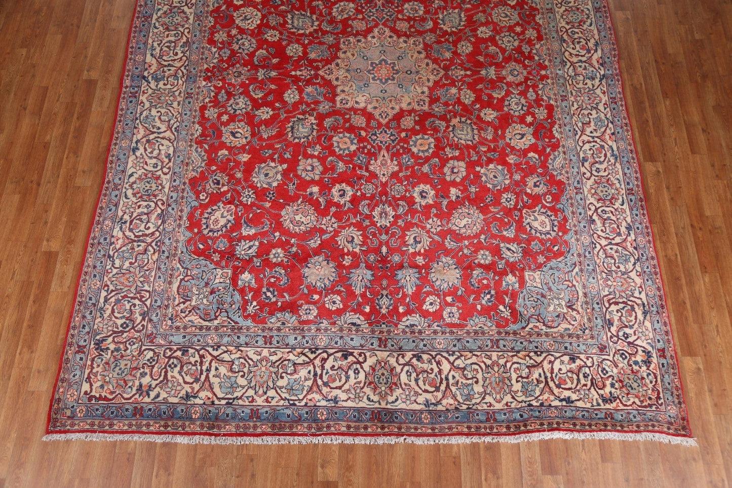 Red Floral Sarouk Persian Area Rug 9x12