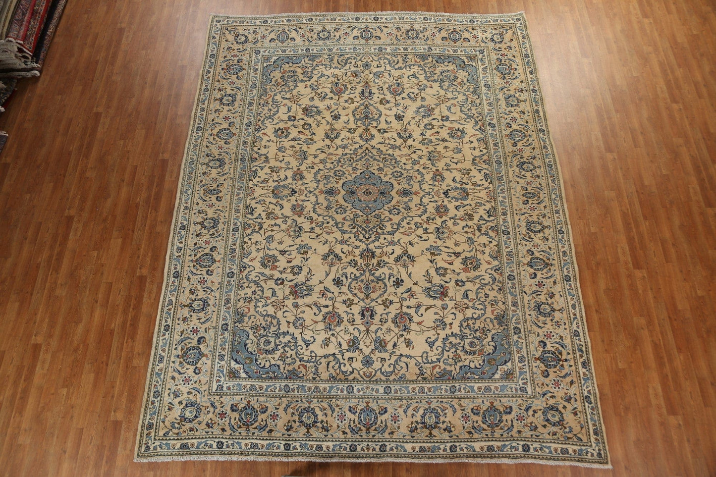 Vintage Floral Kashmar Persian Area Rug 10x13