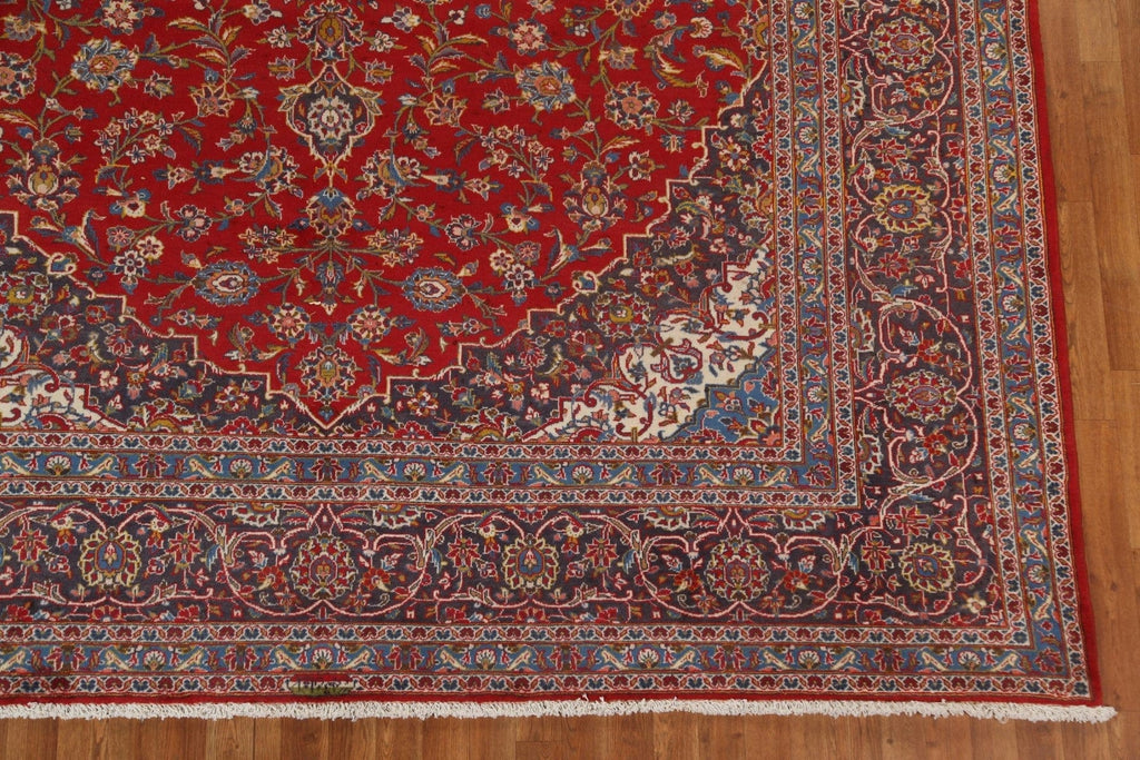 Traditional Red Kashan Persian Area Rug 10x13