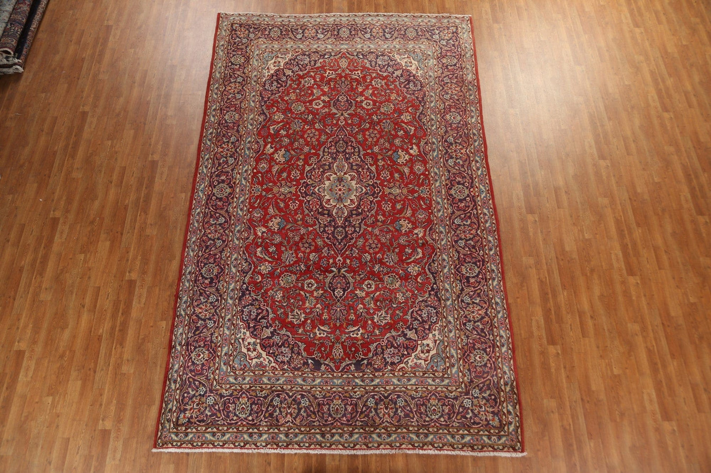 Traditional Red Kashan Persian Area Rug 8x12