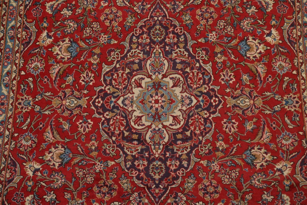 Traditional Red Kashan Persian Area Rug 8x12