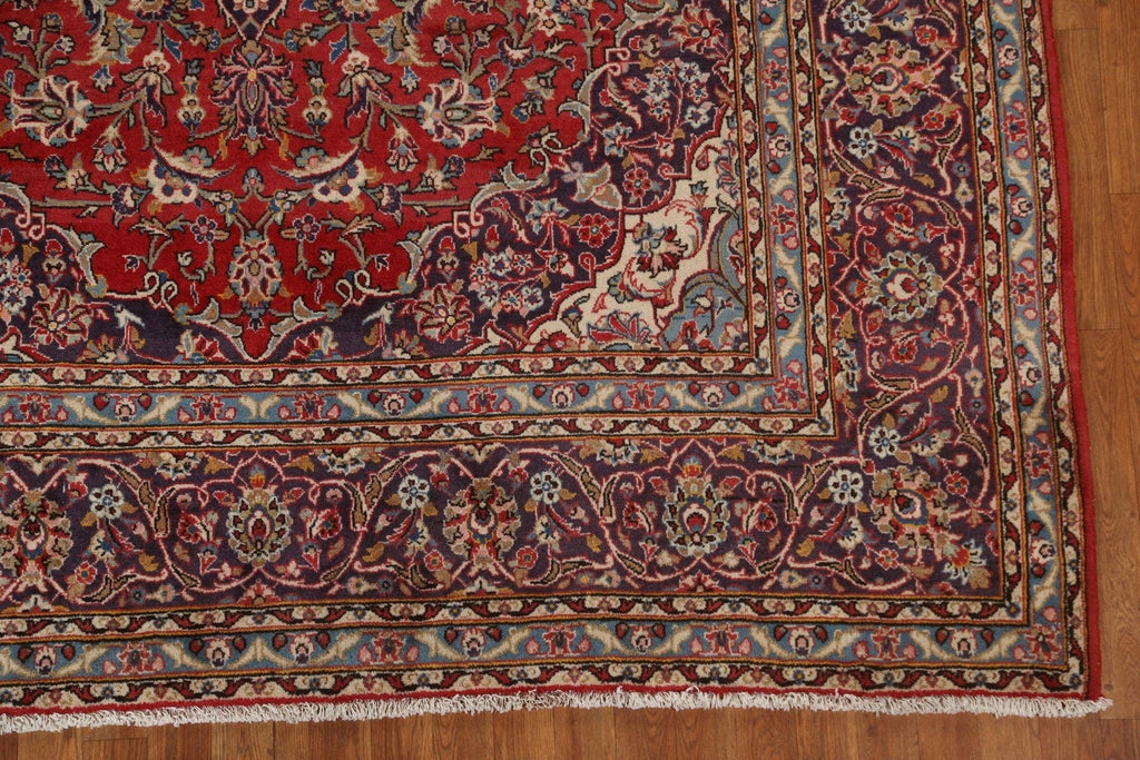 Traditional Red Kashan Persian Area Rug 8x12