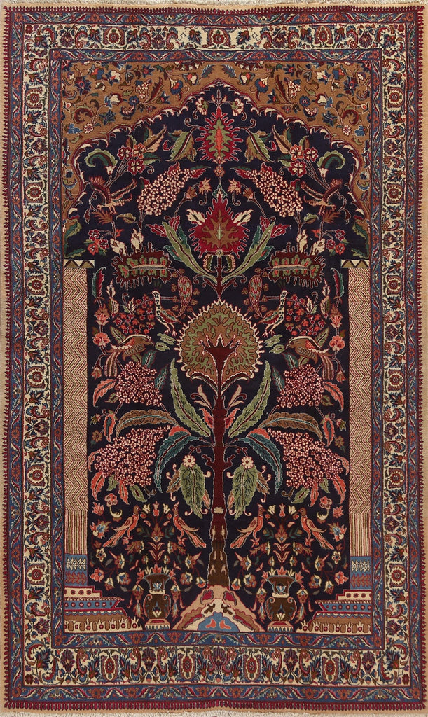 Animal Pictorial Kashmar Persian Area Rug 7x10