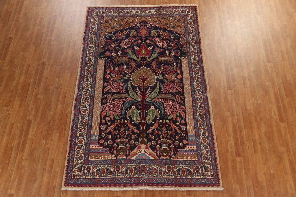 Animal Pictorial Kashmar Persian Area Rug 7x10