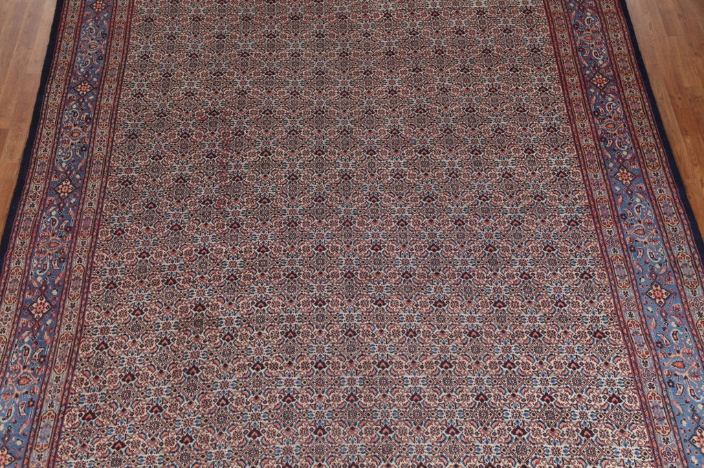 Vintage Geometric Mood Persian Area Rug 9x13