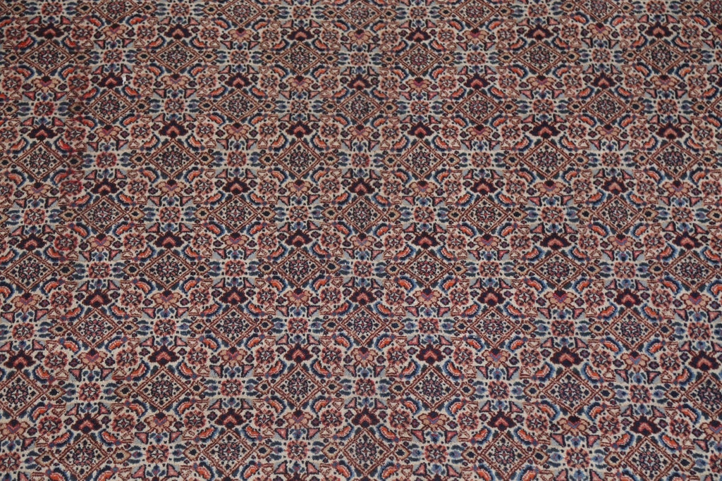 Vintage Geometric Mood Persian Area Rug 9x13