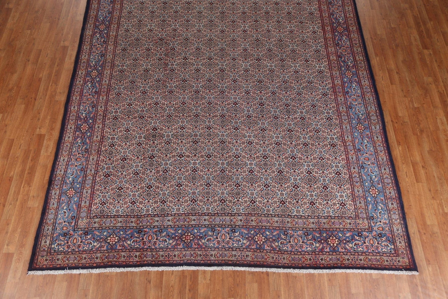 Vintage Geometric Mood Persian Area Rug 9x13