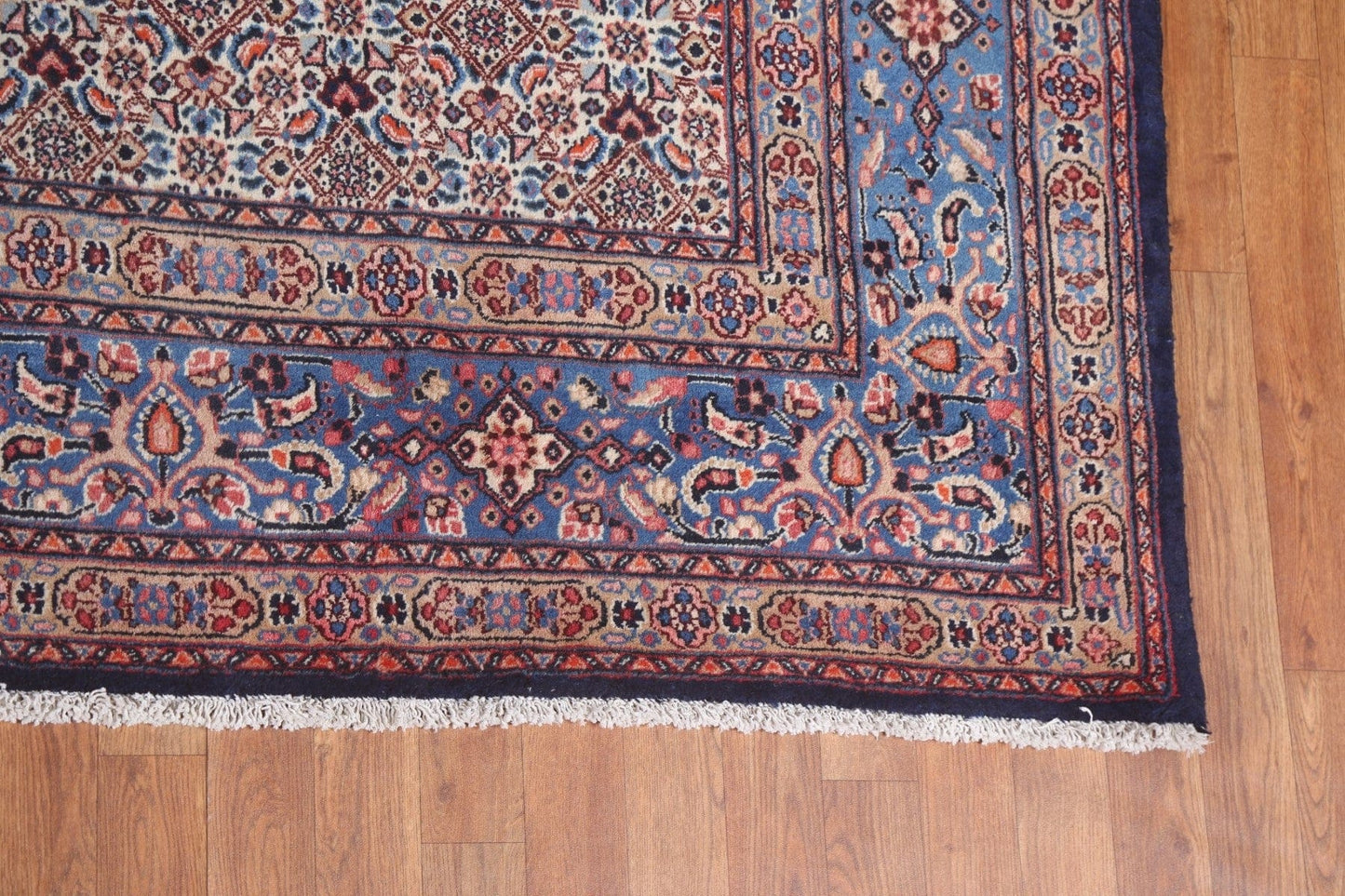 Vintage Geometric Mood Persian Area Rug 9x13