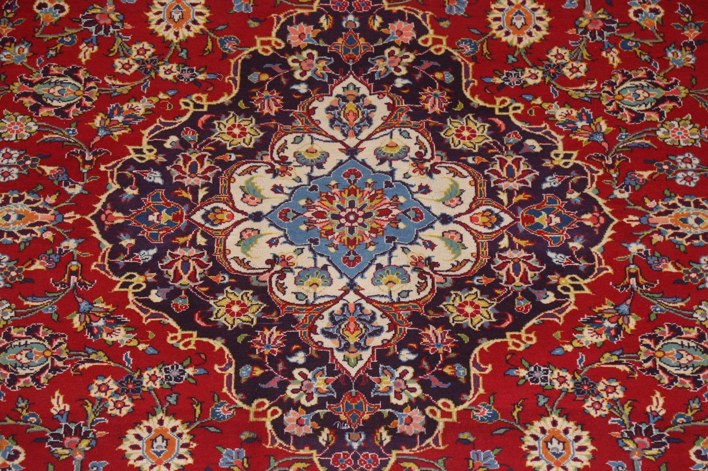 Traditional Red Kashan Persian Area Rug 9x12