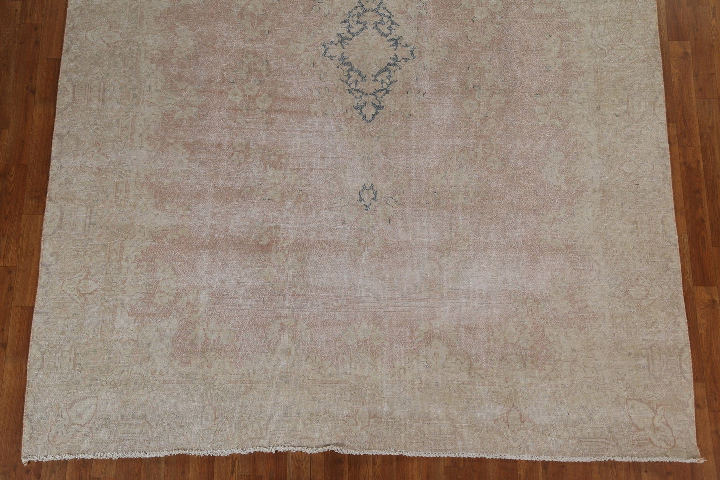 Distressed Muted Kerman Persian Area Rug 8x10