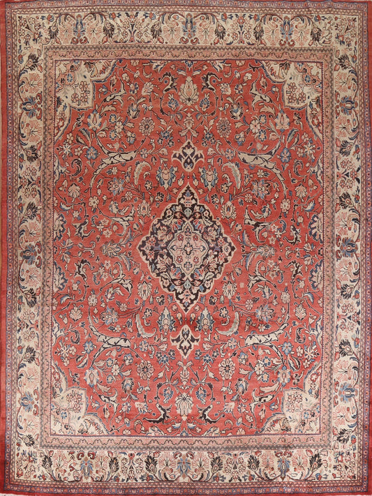 Vintage Red Sarouk Persian Area Rug 10x12