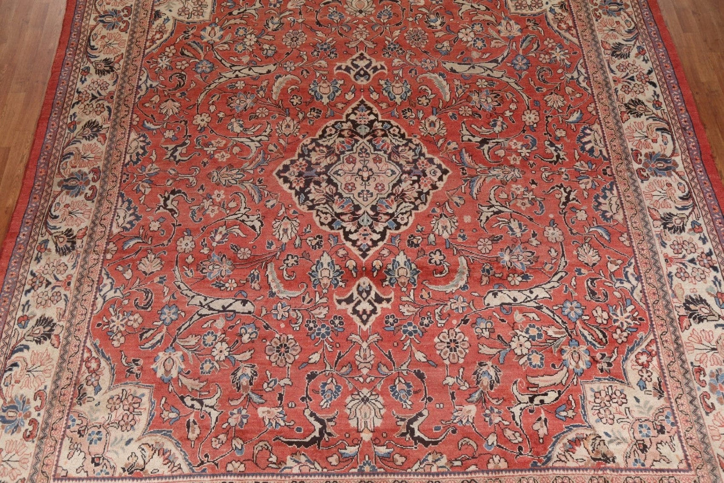 Vintage Red Sarouk Persian Area Rug 10x12