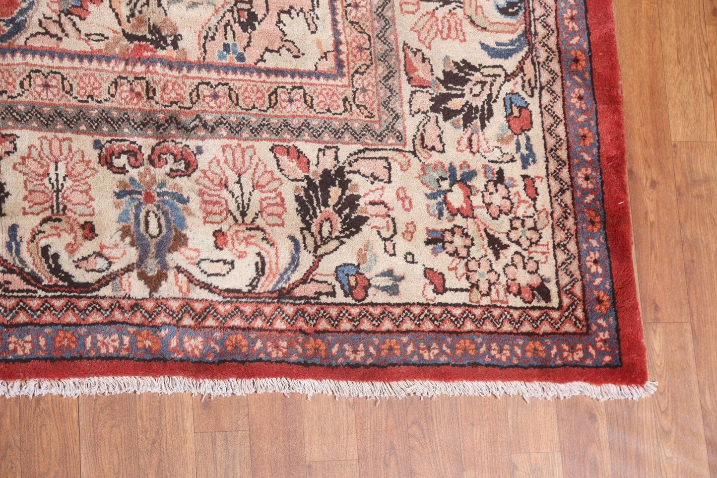 Vintage Red Sarouk Persian Area Rug 10x12