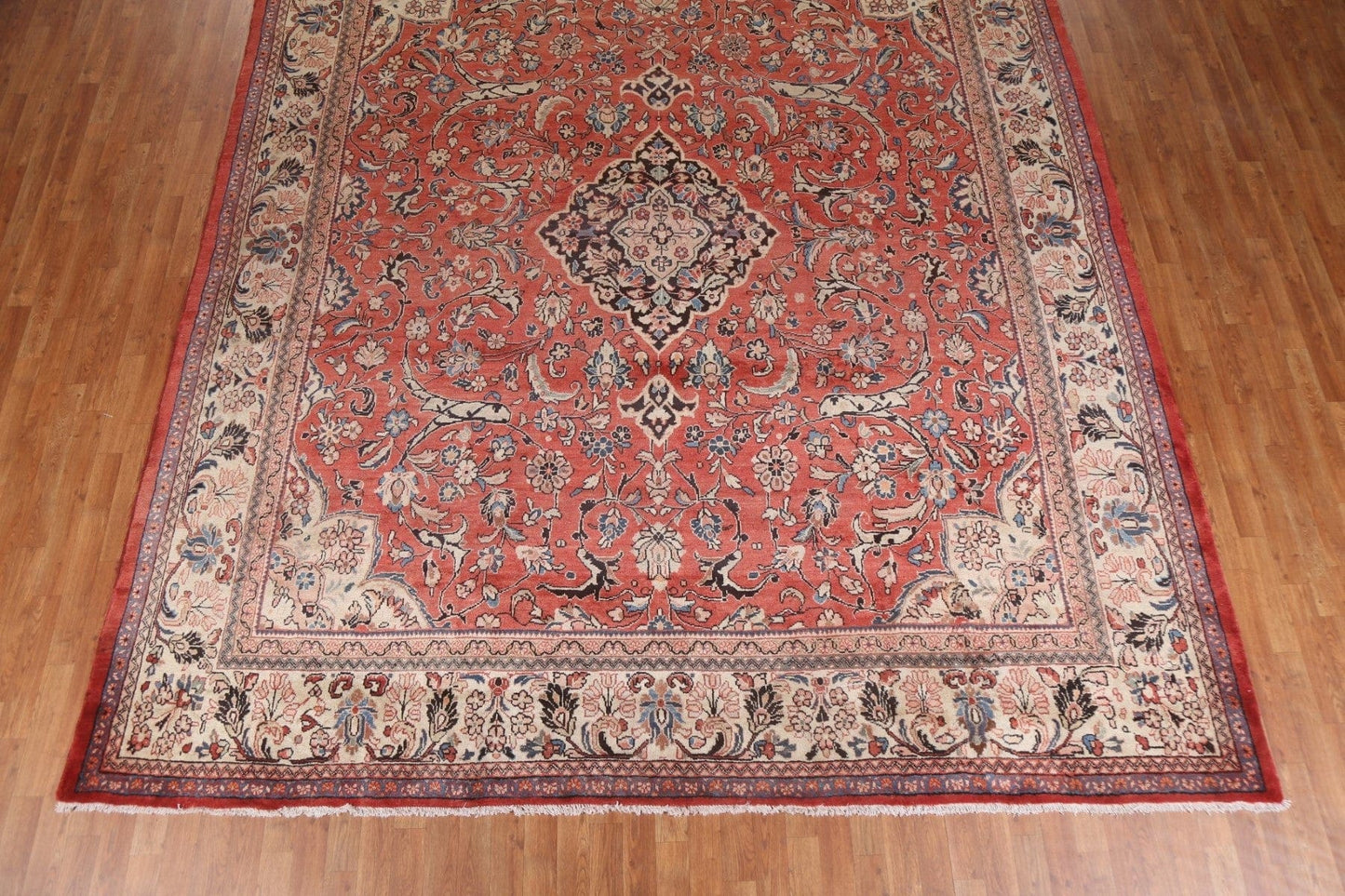 Vintage Red Sarouk Persian Area Rug 10x12