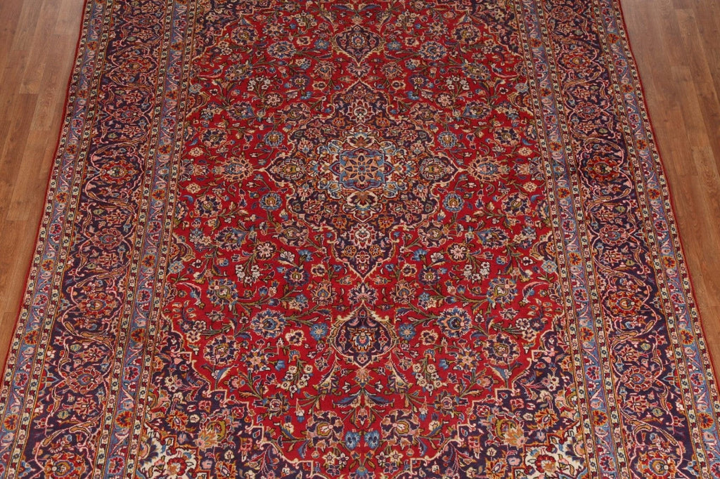 Traditional Red Kashan Persian Area Rug 8x12