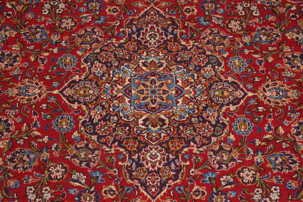 Traditional Red Kashan Persian Area Rug 8x12